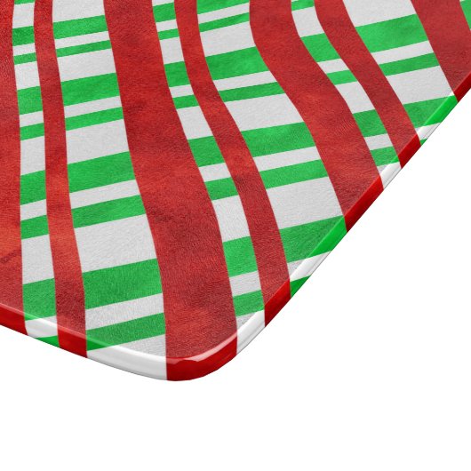 Schema rode groene Waterverf Snijplank (Hoek)