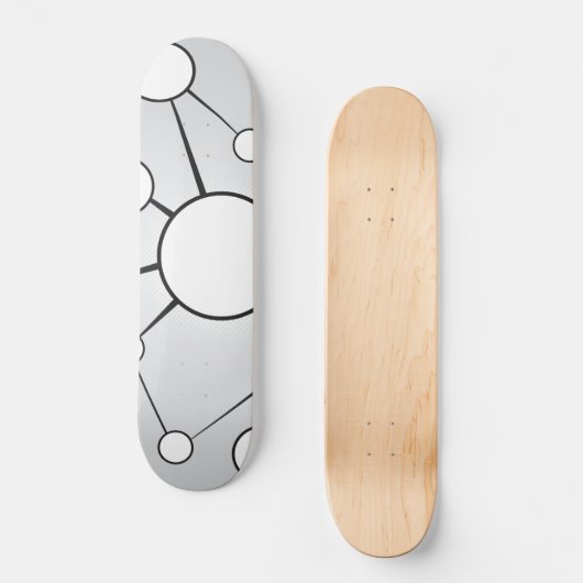 Schema sociale cirkels skateboard (Voorkant)