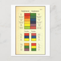 schema van complementaire kleuren