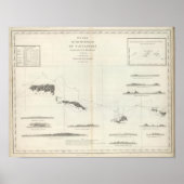 Schema van de Archipel van Samoa Poster (Voorkant)