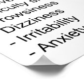 Schema van de effecten van het Plant van Salvia Di Poster (Hoek)