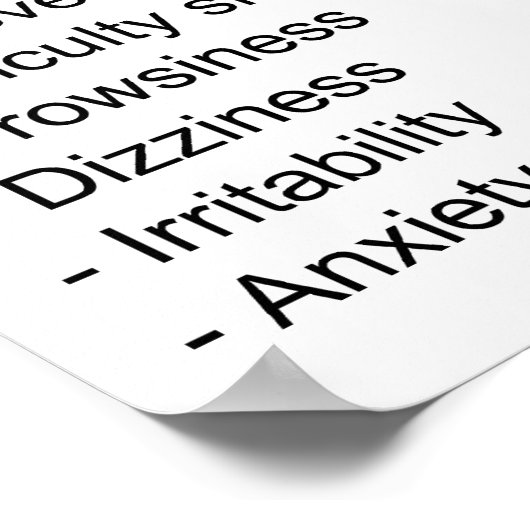 Schema van de effecten van het Plant van Salvia Di Poster (Hoek)