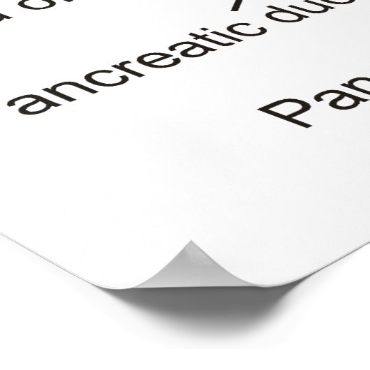 Schema van de galblaas van het humane galstelsel poster (Hoek)