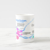 Schema van de gentranscriptiefactoren porselein kop (Voorkant)