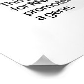 Schema van de gentranscriptiefactoren poster (Hoek)