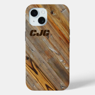 Schema van de houten plaat *Persoonlijk * iPhone 15 Case