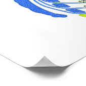 Schema van de menselijke wervelkolom poster (Hoek)