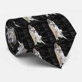 Schema van de Space Shuttle Stropdas (Opgerold)