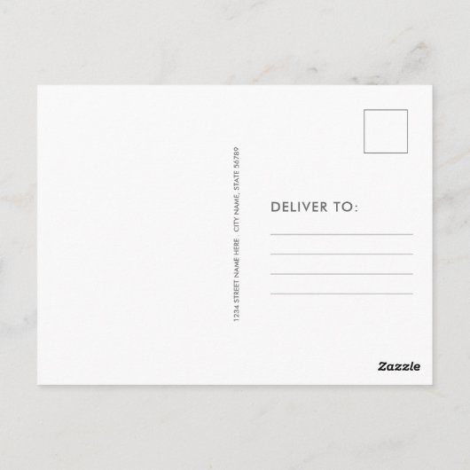 Schema van de Tanden en de Palate Briefkaart (Achterkant)