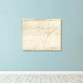 Schema van de Verenigde Staten Canvas Afdruk (Insitu (Houten vloer))