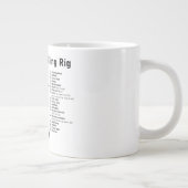 Schema van een boortoren voor olieboringen grote koffiekop (Rechts)