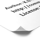 Schema van een kanon poster (Hoek)