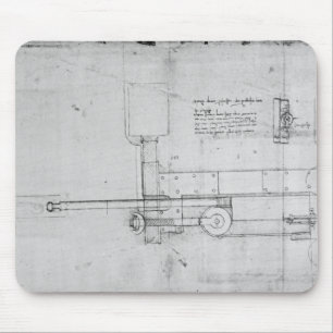 Schema van een mechanische bouten muismat
