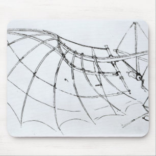 Schema van een mechanische vleugel muismat