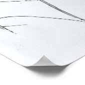 Schema van een mechanische vleugel poster (Hoek)