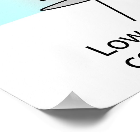 Schema van een Turbofan-motor met hoge omloopsnelh Poster (Hoek)