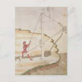 Schema van een watertoevoermethode briefkaart (Voorkant)