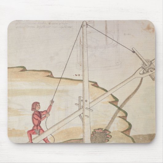 Schema van een watertoevoermethode muismat (Voorkant)