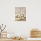 Schema van een watertoevoermethode poster (Keuken)