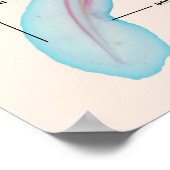 Schema van een Zee Lamprey Soort Larva Poster (Hoek)