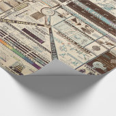 schema van elektromagnetische straling cadeaupapier (Hoek)