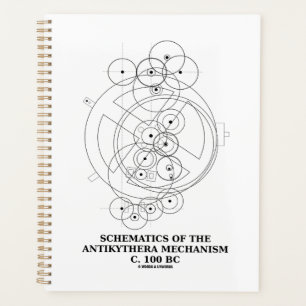 Schema van het Antikythera-mechanisme (diagram) Planner