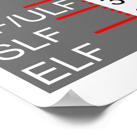 Schema van het elektromagnetische lichtspectrum poster (Hoek)