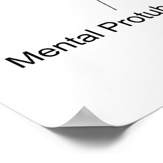 Schema van het menselijk dummyhoofd van de schedel poster (Hoek)