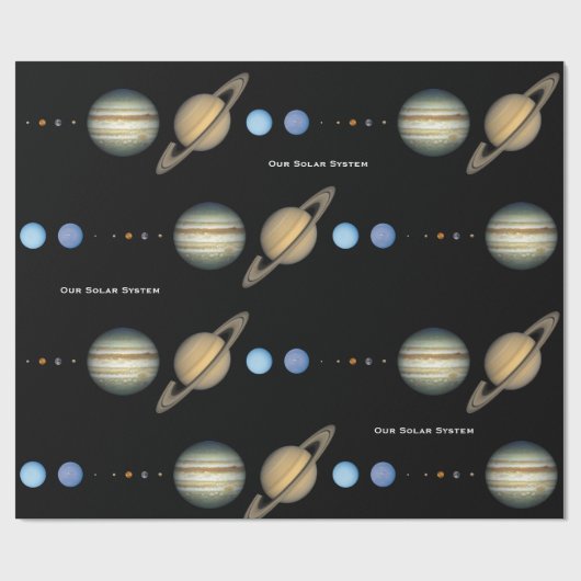 Schema van NASA-zonnecentrales Cadeaupapier (Vlak)