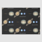 Schema van NASA-zonnecentrales Tissuepapier (Voorkant)