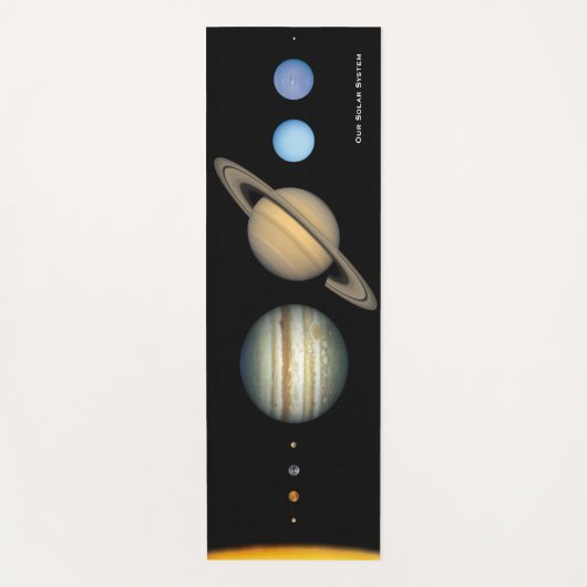 Schema van NASA-zonnecentrales Yogamat (Voorkant)