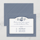 Schema voor buisvormige binnenbekleding RSVP kaartje (Voorkant / Achterkant)