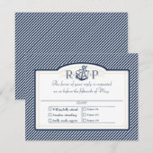 Schema voor buisvormige binnenbekleding RSVP kaartje (Voorkant / Achterkant)