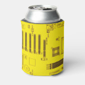 Schema voor circuitkaart blikjeskoeler (Blikje Achterkant)