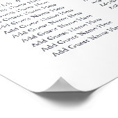 Schema voor de bruiloft van marineschepen en witte poster (Hoek)