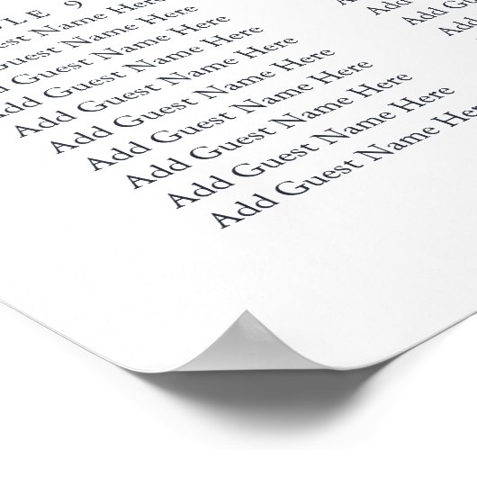 Schema voor de bruiloft van marineschepen en witte poster (Hoek)