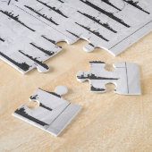 Schema voor de herkenning van oorlogsschepen in de legpuzzel (Zijkant)