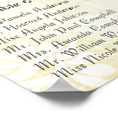 Schema voor de ontvangst van bruine en groene werv poster (Hoek)