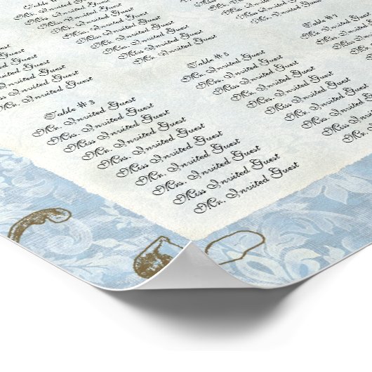 Schema voor de opvang van de Damascus-pleisters Poster (Hoek)