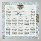 Schema voor de opvang van de Damascus-pleisters Poster (Voorkant)