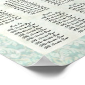 Schema voor de opvang van de Damascus-pleisters Poster (Hoek)