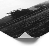 Schema voor een zwarte & witte foto-bruiloft poster (Hoek)