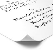 Schema voor groene bladvulling met script poster (Hoek)