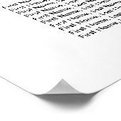 Schema voor het gipspiekschrift van Bourgogne Poster (Hoek)