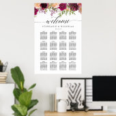 Schema voor het gipspiekschrift van Bourgogne Poster (Thuiskantoor)