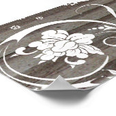 Schema voor houten planken poster (Hoek)