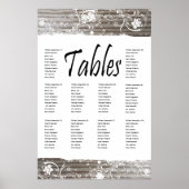 Schema voor houten planken poster (Voorkant)