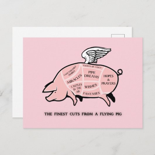 Schema voor knippen van vliegen briefkaart (Voorkant / Achterkant)