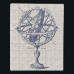Schema voor millary Sphere Puzzel<br><div class="desc">Armillary Sphere on Linen I by Vision Studio. Armillaire bol met een linnen achtergrond.</div>