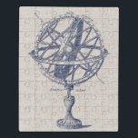 Schema voor millary Sphere Puzzel<br><div class="desc">Armillary Sphere on Linen I by Vision Studio. Armillaire bol met een linnen achtergrond.</div>